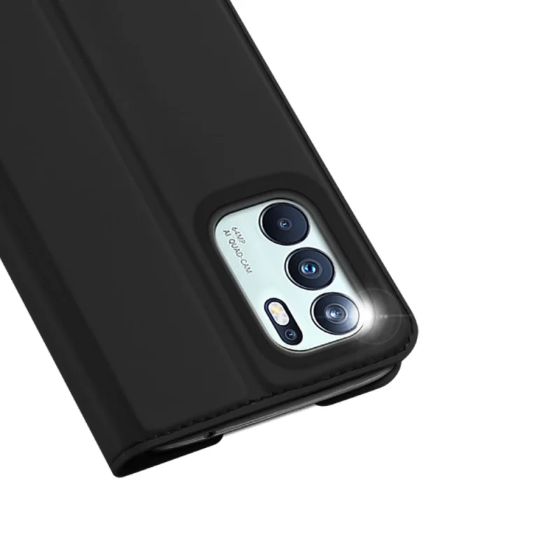 Dux Ducis Skin Pro kabura etui pokrowiec z klapką Oppo Reno6 4G czarny - obrazek 2