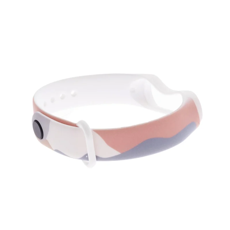 Strap Moro opaska do Xiaomi Mi Band 4 / Mi Band 3 silikonowy pasek bransoletka do zegarka wzór 12 - obrazek 2