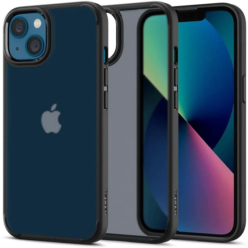 Etui Spigen Ultra Hybrid na iPhone 13 - czarny mat