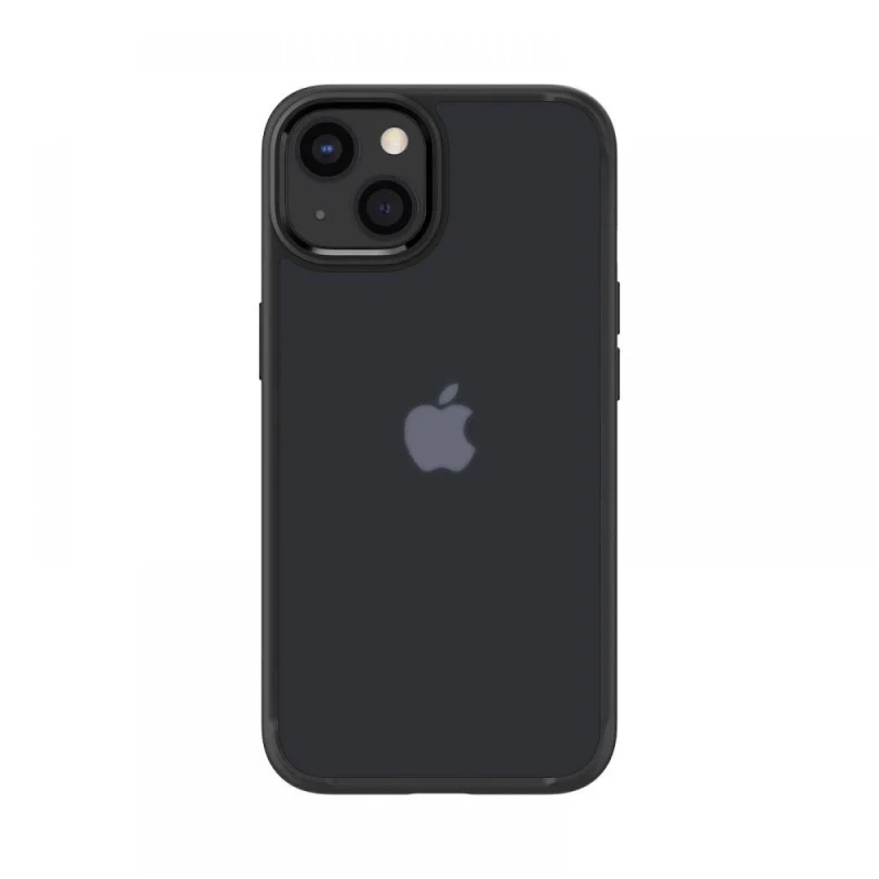 Etui Spigen Ultra Hybrid na iPhone 13 - czarny mat - obrazek 2