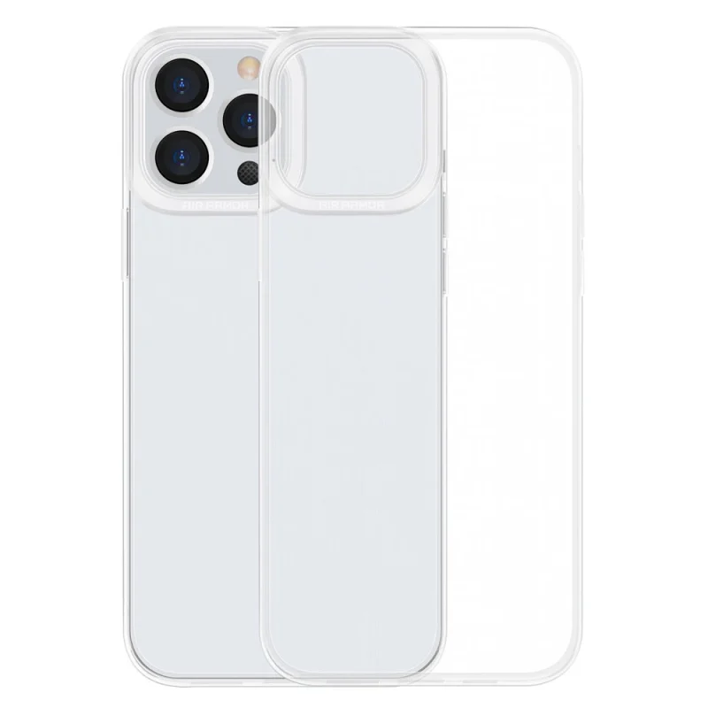 Baseus Simple Series Case przezroczyste żelowe etui iPhone 13 Pro Max przezroczysty (ARAJ000202)