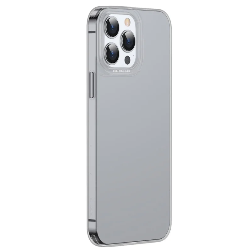 Baseus Simple Series Case przezroczyste żelowe etui iPhone 13 Pro czarny (ARAJ000401) - obrazek 2