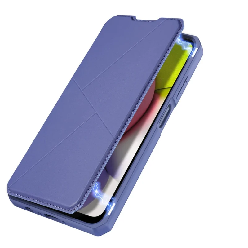 DUX DUCIS Skin X kabura etui pokrowiec z klapką Samsung Galaxy A03s niebieski - obrazek 7