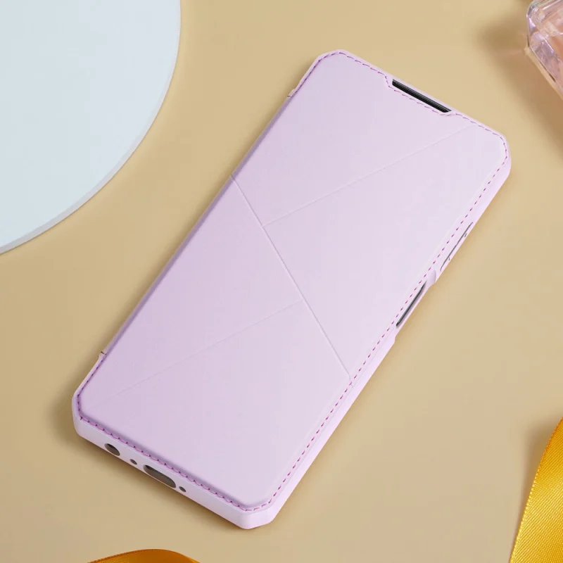 DUX DUCIS Skin X kabura etui pokrowiec z klapką Samsung Galaxy A03s różowy - obrazek 11