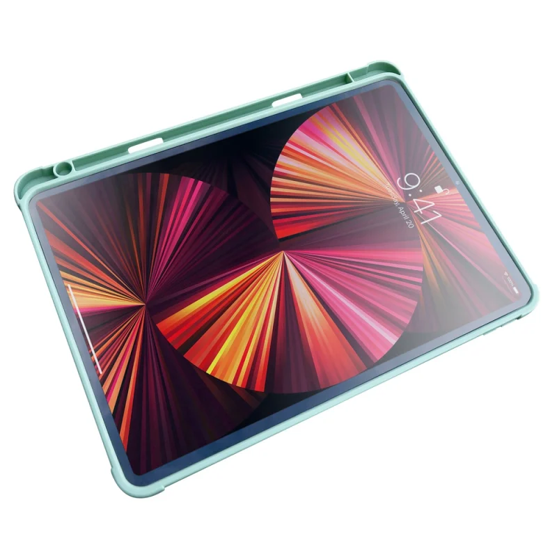 Stand Tablet Case etui Smart Cover pokrowiec na iPad mini 2021 z funkcja podstawki zielony - obrazek 8