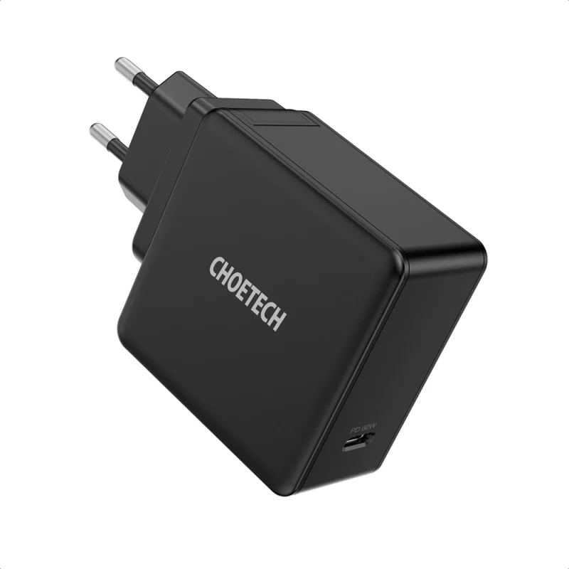 Choetech szybka ładowarka sieciowa USB Typ C PD 60W 3A czarny (Q4004-EU) - obrazek 3