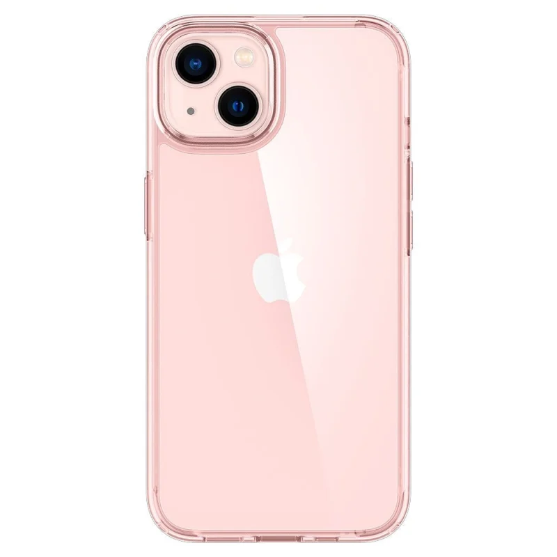 Etui Spigen Ultra Hybrid na iPhone 13 - różowo-przezroczyste - obrazek 11