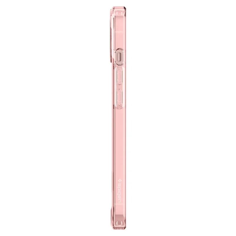 Etui Spigen Ultra Hybrid na iPhone 13 - różowo-przezroczyste - obrazek 12