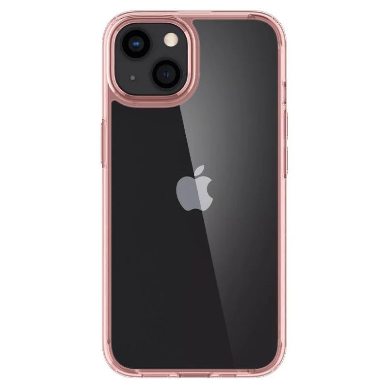 Etui Spigen Ultra Hybrid na iPhone 13 - różowo-przezroczyste - obrazek 2