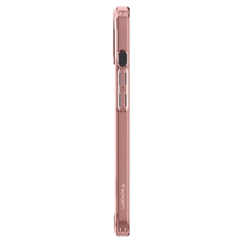 Etui Spigen Ultra Hybrid na iPhone 13 - różowo-przezroczyste - obrazek 3