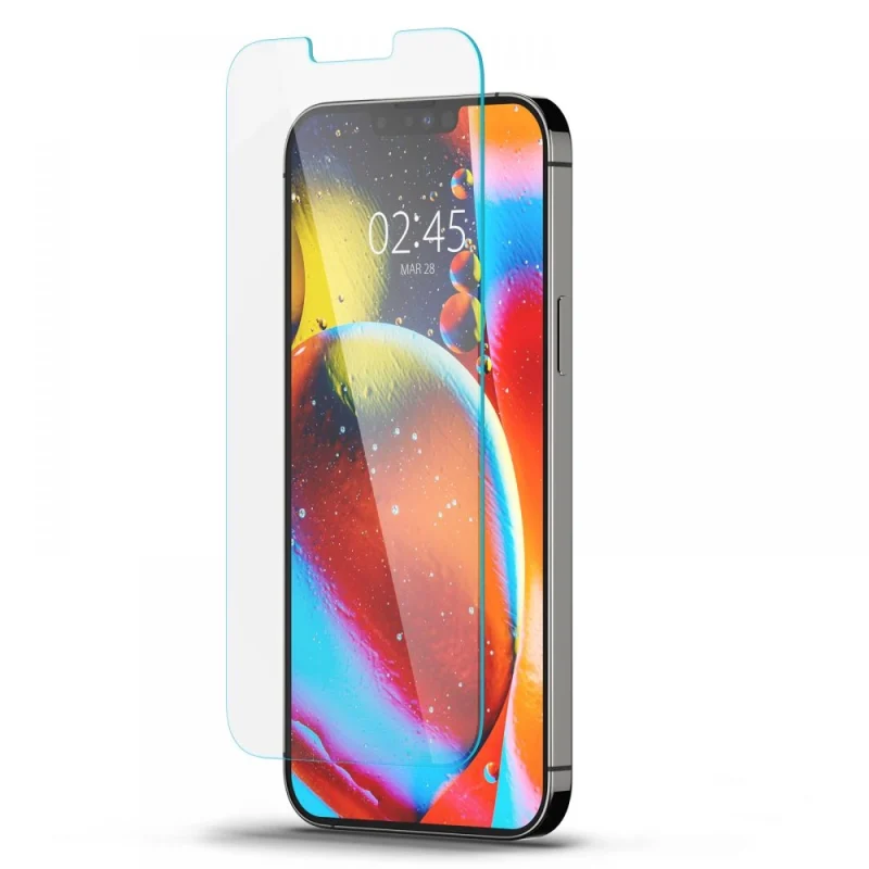 Szkło hartowane Spigen Glas.tR Slim na iPhone 13 / 13 Pro / 14 - obrazek 3