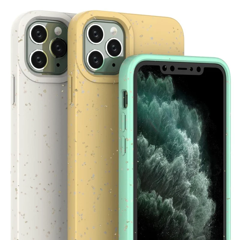 Eco Case etui do iPhone 11 Pro Max silikonowy pokrowiec obudowa do telefonu zielony - obrazek 2