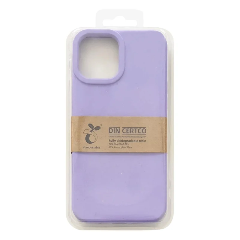 Eco Case etui do iPhone 11 Pro Max silikonowy pokrowiec obudowa do telefonu fioletowy - obrazek 3