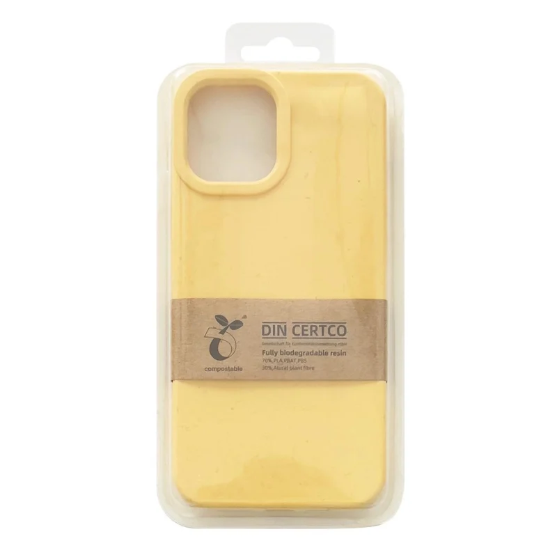 Eco Case etui do iPhone 11 Pro Max silikonowy pokrowiec obudowa do telefonu żółty - obrazek 3