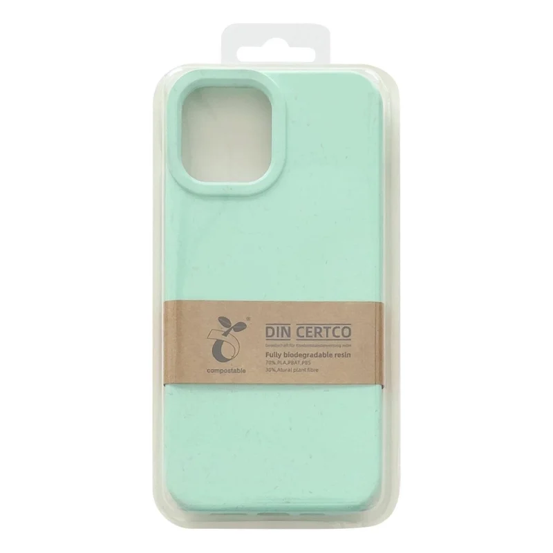 Eco Case etui do iPhone 12 silikonowy pokrowiec obudowa do telefonu miętowy - obrazek 3