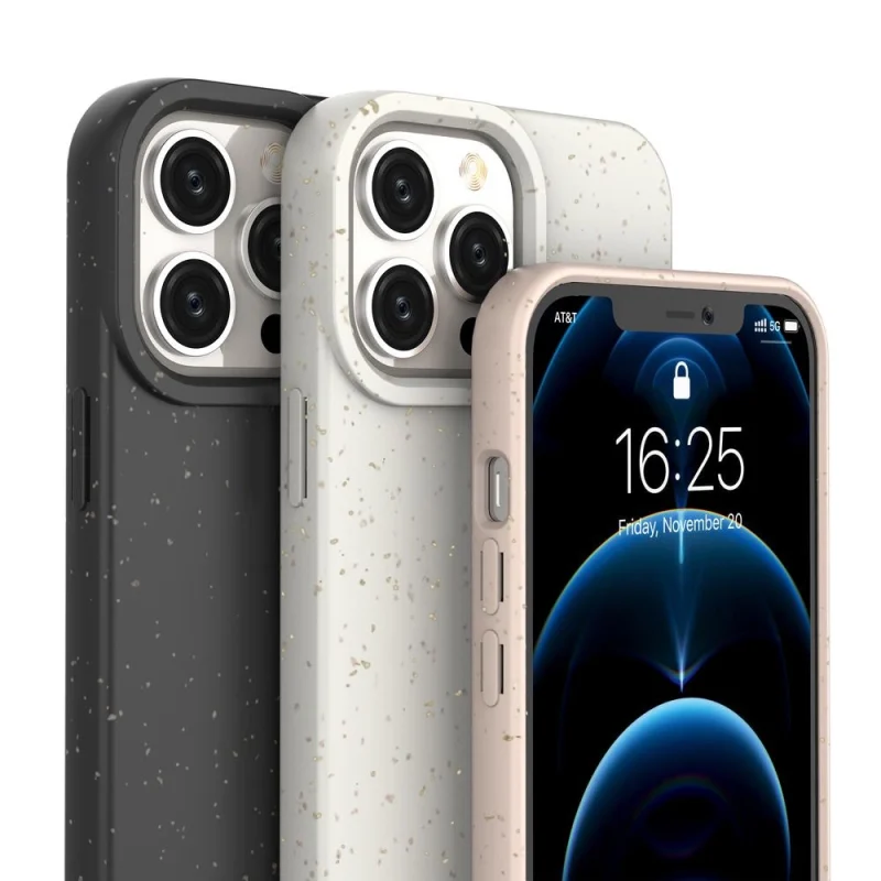 Eco Case etui do iPhone 13 Pro Max silikonowy pokrowiec obudowa do telefonu żółty - obrazek 2