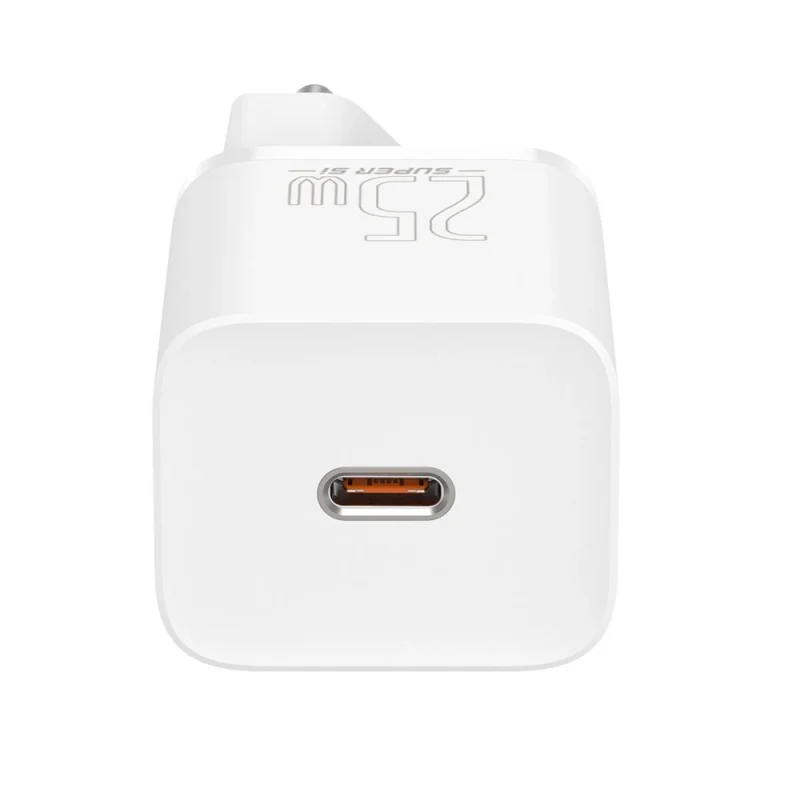 Baseus Super Si 1C szybka ładowarka USB Typ C 25W Power Delivery Quick Charge biały (CCSP020102) - obrazek 6