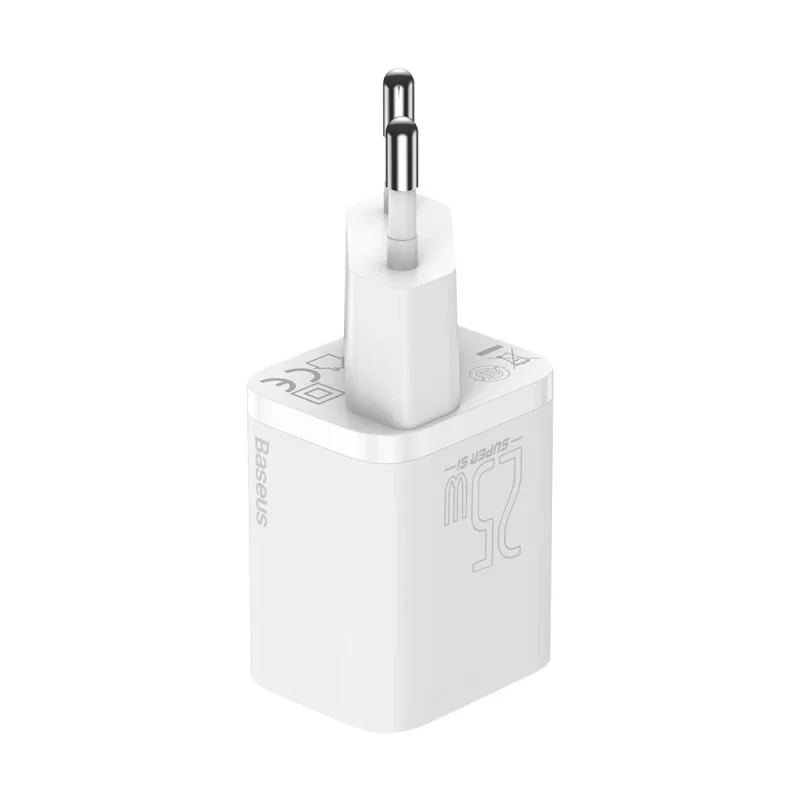 Baseus Super Si 1C szybka ładowarka USB Typ C 25W Power Delivery Quick Charge biały (CCSP020102) - obrazek 5