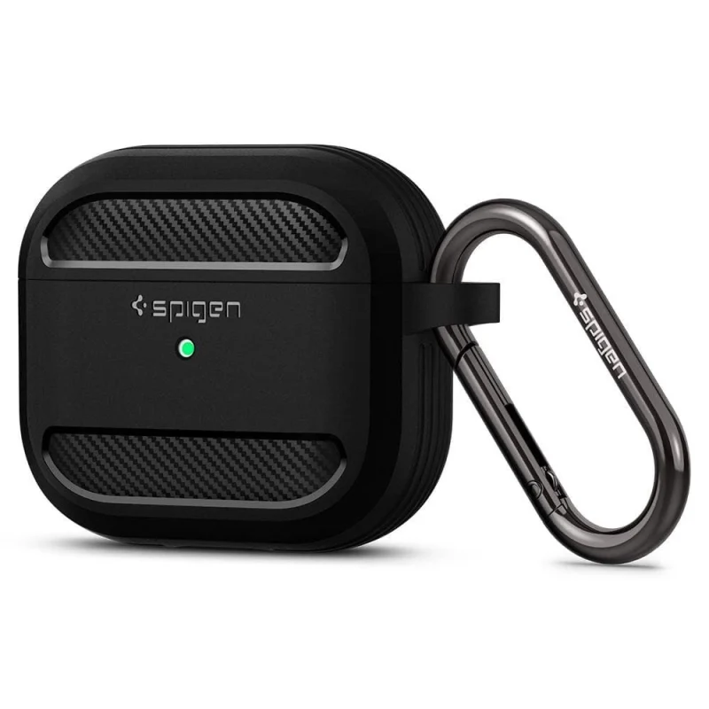 Etui Spigen Rugged Armor na Apple AirPods 3 - czarny mat