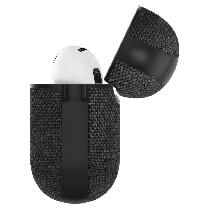 Etui Spigen Urban Fit na Apple AirPods 3 - czarne - obrazek 9