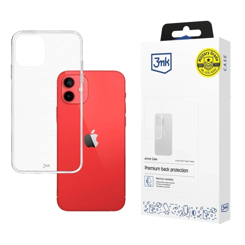 Etui 3mk Armor Case na iPhone 12 / iPhone 12 Pro - przezroczyste