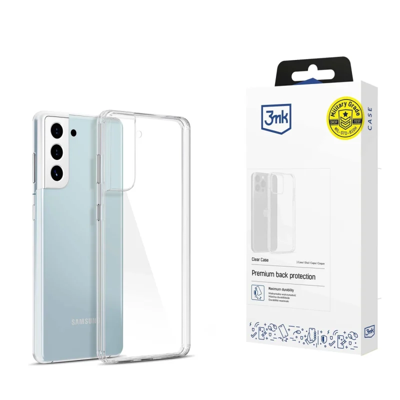 Etui 3mk Clear Case na Samsung Galaxy S21+ 5G - przezroczyste