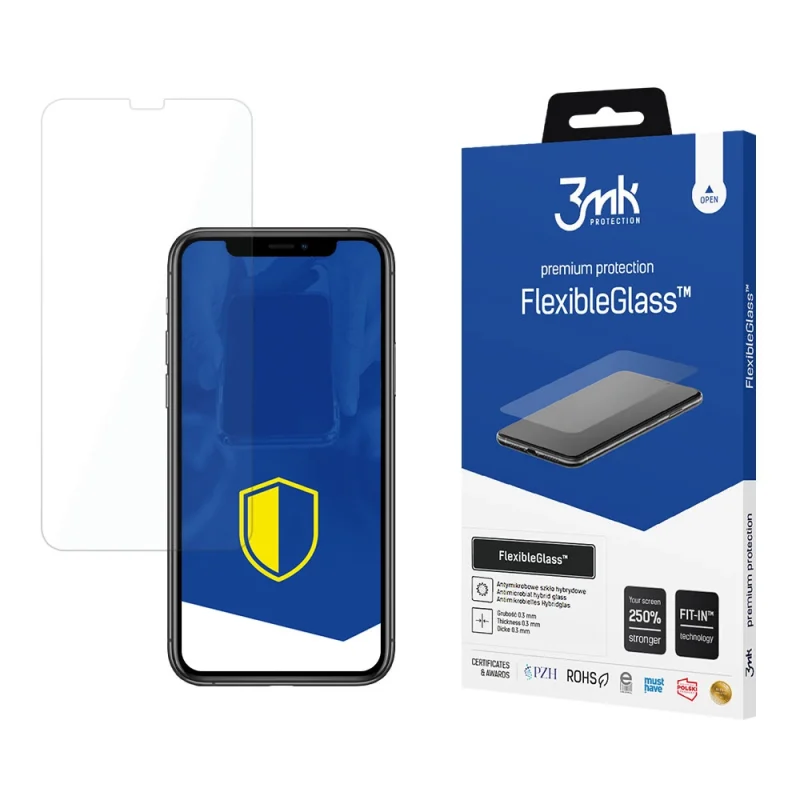 Szkło hybrydowe 3mk FlexibleGlass™ na iPhone 11 Pro Max