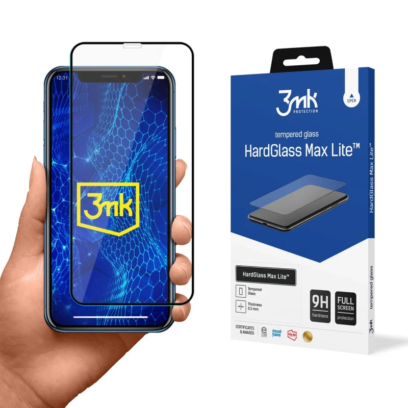 Szkło 9H 3mk HardGlass Max Lite™ na iPhone 11