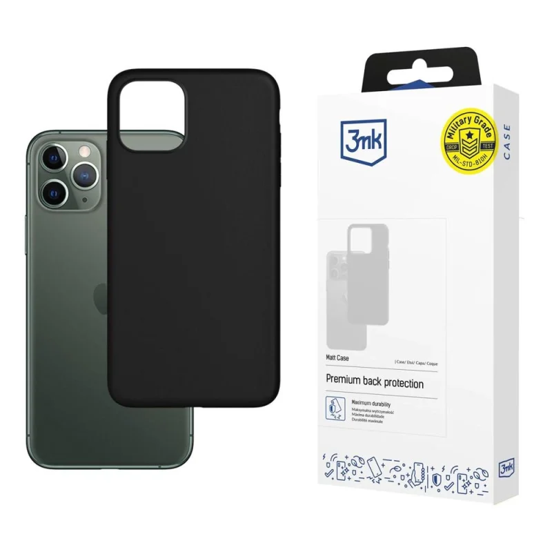 Etui 3mk Matt Case na iPhone 12 Pro Max - czarne