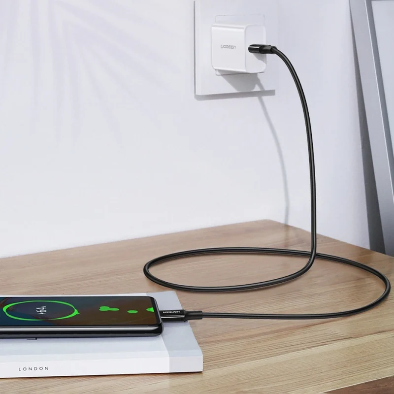 Ugreen kabel przewód USB Typ C (męski) na Typ C (męski) 1 m biały (US300) - obrazek 7