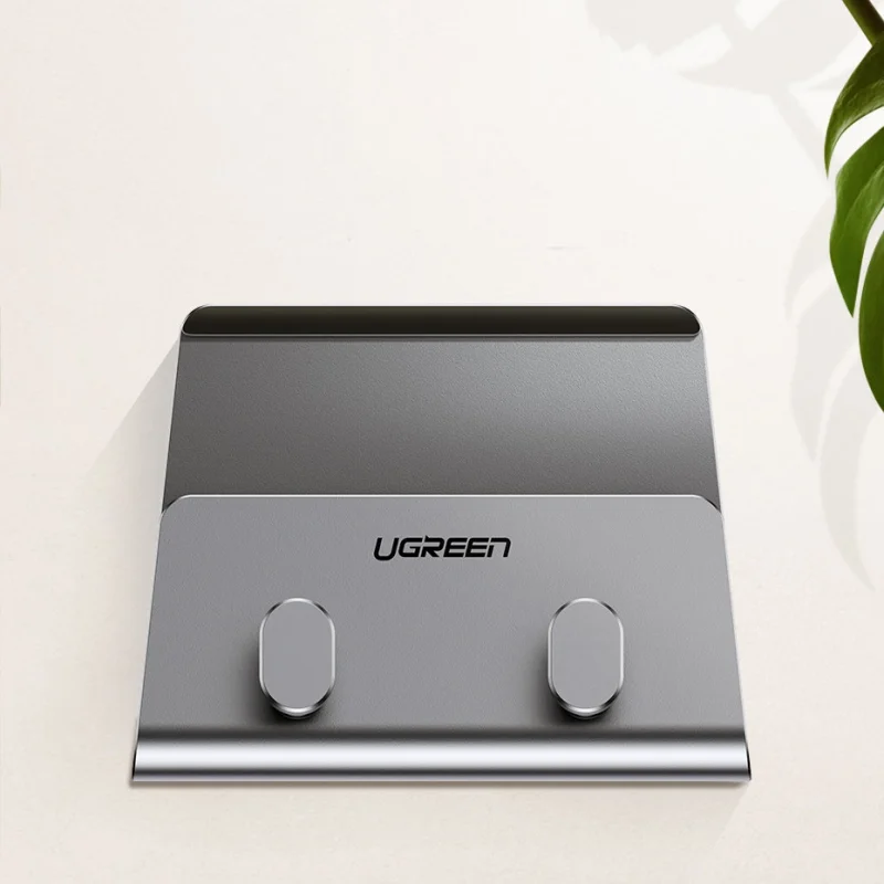 Uchwyt Ugreen LP193 metalowy ścienny na smartfon / tablet 4-9.7" - srebrny - obrazek 10