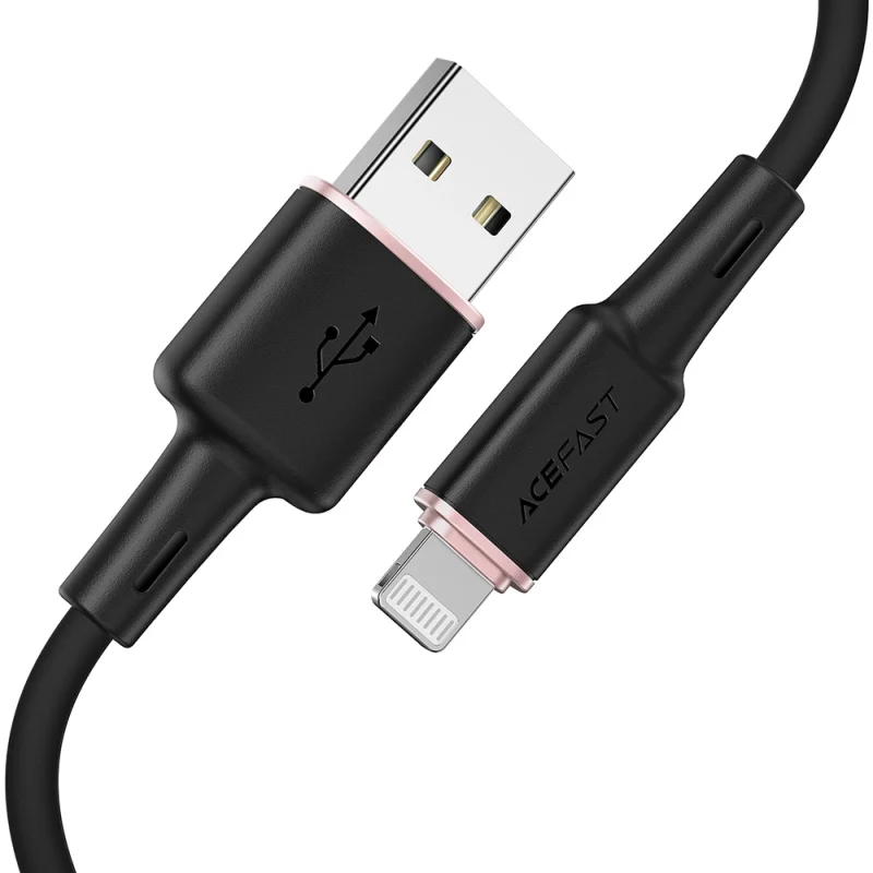 Acefast kabel MFI USB - Lightning 1,2m, 2,4A czarny (C2-02 black) - obrazek 9