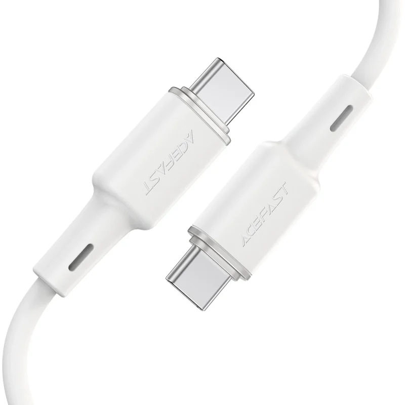 Kabel Acefast C2-03-C-C USB-C - USB-C PD QC 60W 3A 480Mb/s 1,2m - biały - obrazek 3