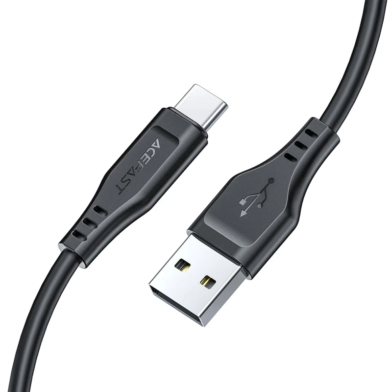 Acefast kabel USB - USB Typ C 1,2m, 3A czarny (C3-04 black) - obrazek 7