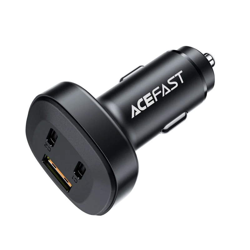 Acefast ładowarka samochodowa 66W 2x USB Typ C / USB, PPS, Power Delivery, Quick Charge 4.0, AFC, FCP, SCP czarny (B3 black) - obrazek 14