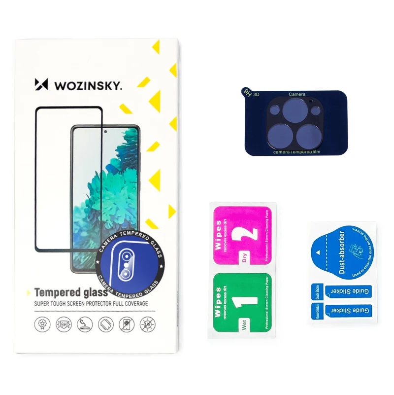 Wozinsky Full Camera Glass szkło hartowane 9H na cały aparat kamerę Samsung Galaxy Z Flip 3 - obrazek 3