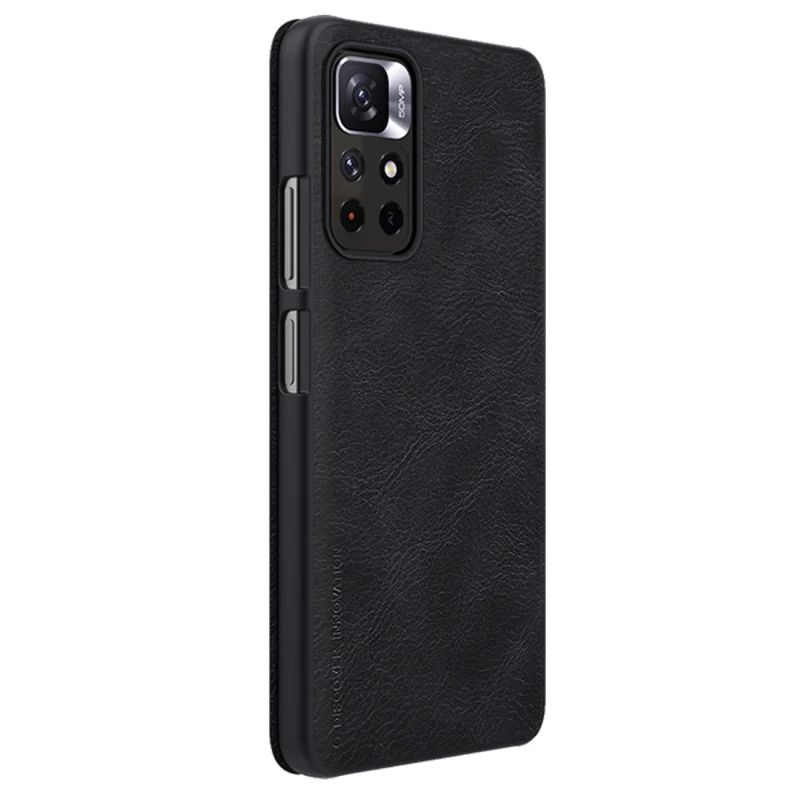 Etui z klapką Nillkin Qin Case do Xiaomi Redmi Note 11T 5G / 11S 5G / 11 5G (China) / Poco M4 Pro 5G - czarne - obrazek 6