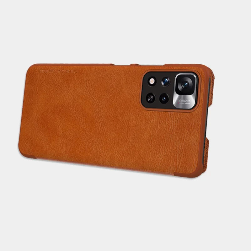 Etui Nillkin Qin Case do Xiaomi Redmi Note 11 Pro+ (China) / Redmi Note 11 Pro (China) / Mi11i HyperCharge z klapką - czarne - obrazek 12