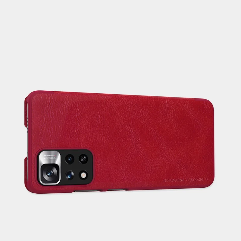 Etui Nillkin Qin Case do Xiaomi Redmi Note 11 Pro+ (China) / Redmi Note 11 Pro (China) / Mi11i HyperCharge z klapką - czarne - obrazek 8