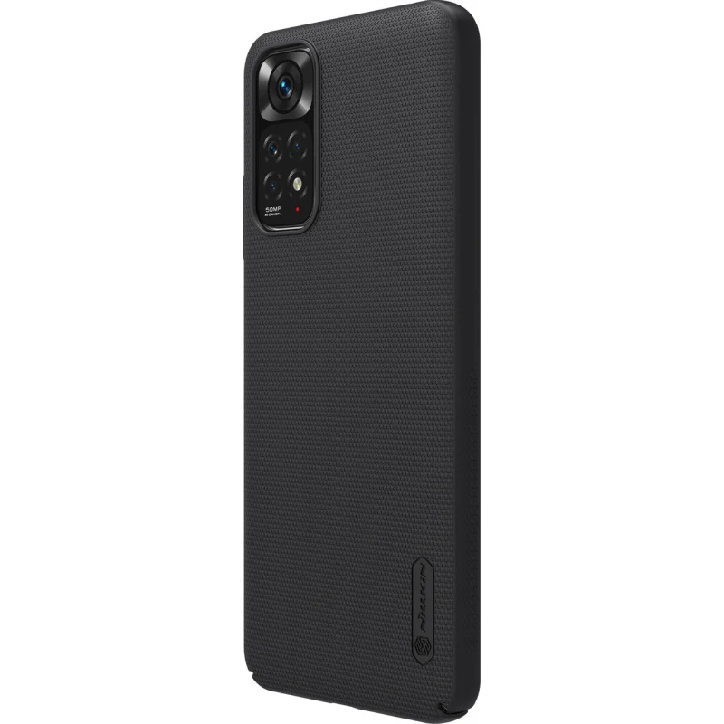 Nillkin Super Frosted Shield wytrzymałe etui pokrowiec Xiaomi Redmi Note 11T 5G / Note 11S 5G / Note 11 5G (China) / Poco M4 Pro 5G czarny - obrazek 2