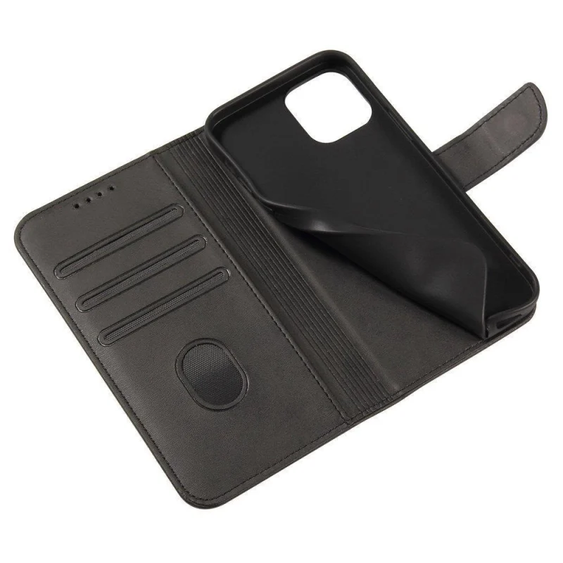 Magnet Case elegancki futerał etui pokrowiec z klapką i funkcją podstawki Motorola Moto G100 / Edge S czarny - obrazek 7