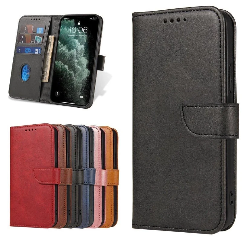 Magnet Case elegancki futerał etui pokrowiec z klapką i funkcją podstawki Motorola Moto G100 / Edge S czarny - obrazek 9