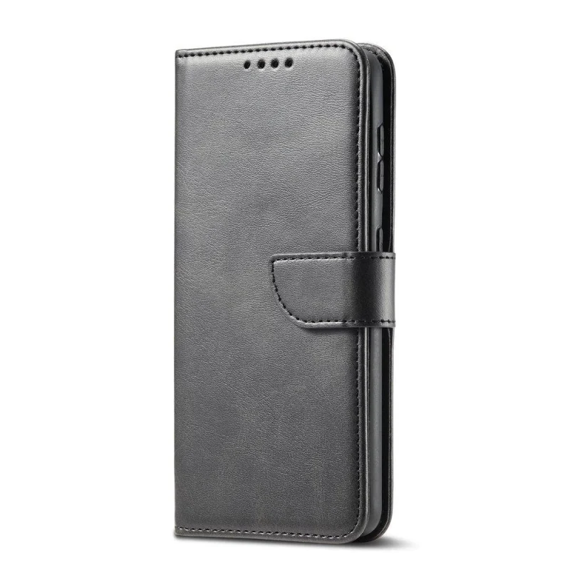 Magnet Case elegancki futerał etui pokrowiec z klapką i funkcją podstawki Samsung Galaxy S22+ (S22 Plus) czarny - obrazek 7