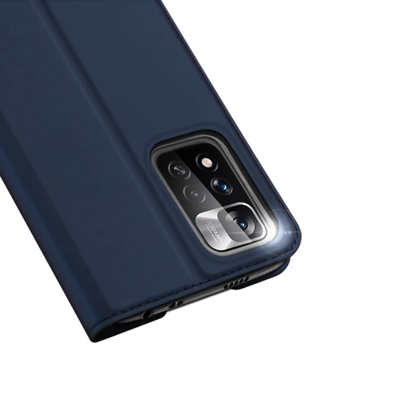 Dux Ducis Skin Pro kabura etui pokrowiec z klapką Poco M4 Pro 5G niebieski - obrazek 3