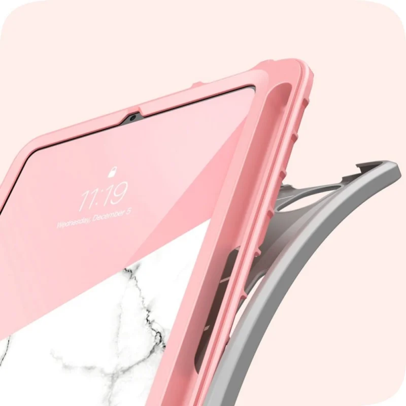 Etui Supcase Cosmo na iPad mini 6 2021 - różowy marmur - obrazek 11