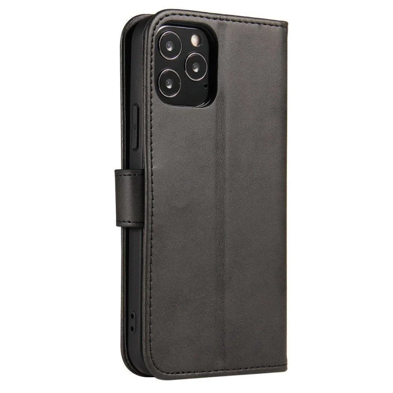 Magnet Case elegancki futerał etui pokrowiec z klapką i funkcją podstawki OnePlus Nord N20 5G czarny - obrazek 2