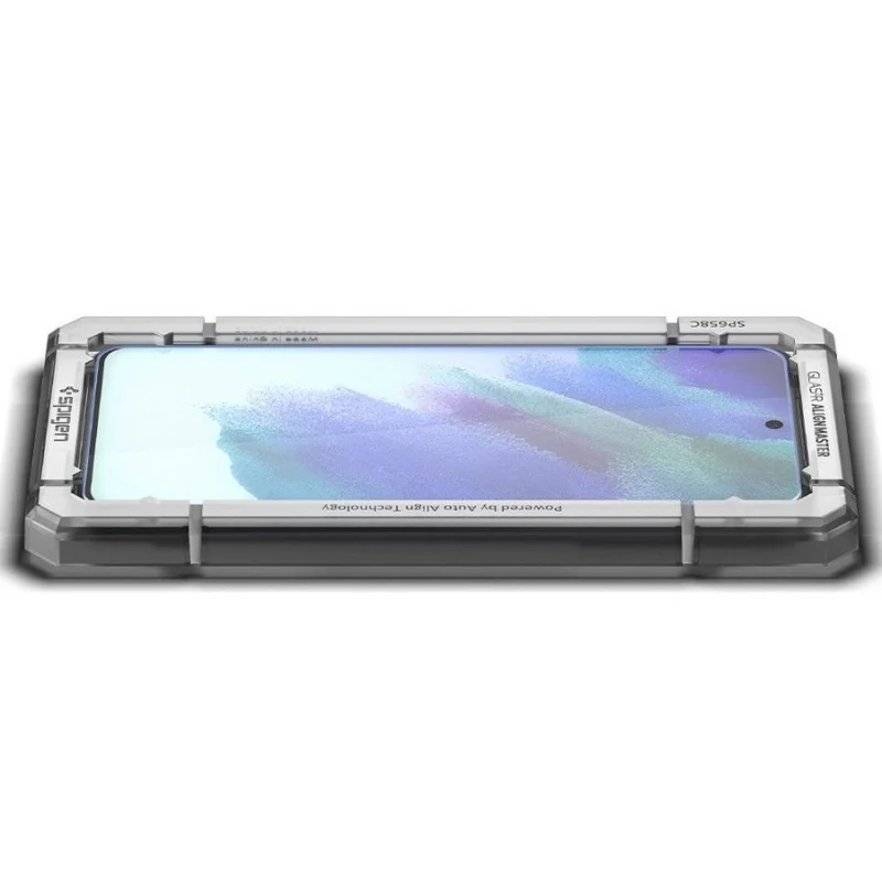 Szkło hartowane Spigen ALM Glas.tR na Samsung Galaxy S21 FE - 2 szt. - obrazek 8