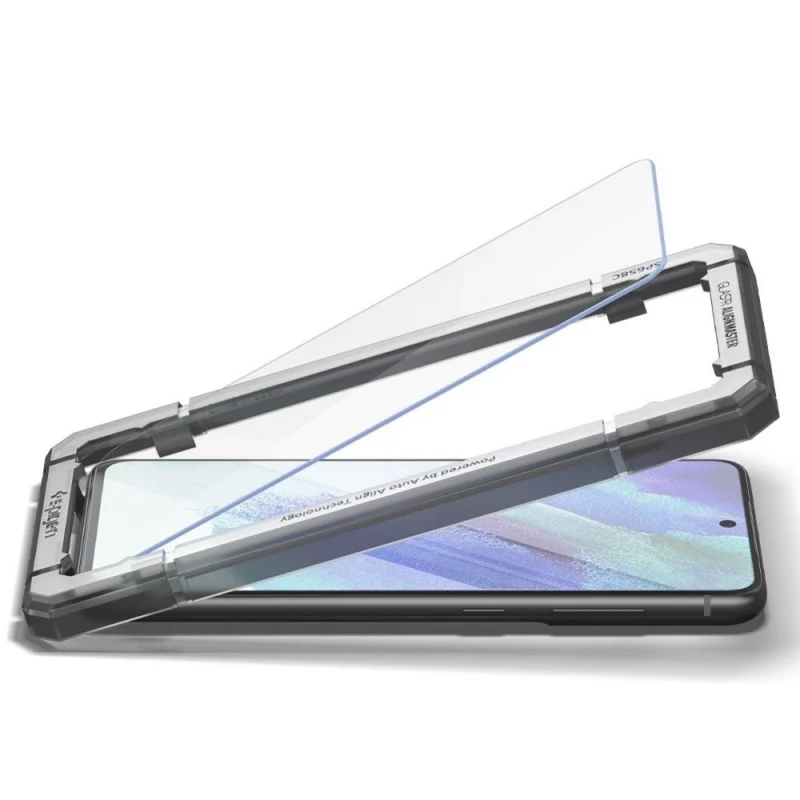 Szkło hartowane Spigen ALM Glas.tR na Samsung Galaxy S21 FE - 2 szt. - obrazek 9