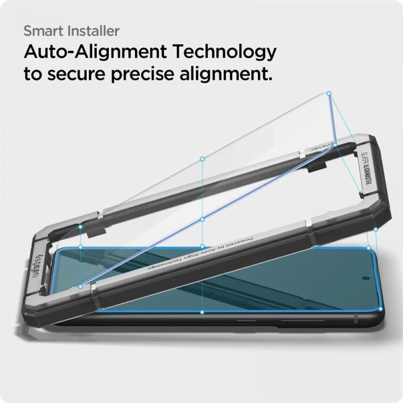 Szkło hartowane Spigen ALM Glas.tR na Samsung Galaxy S21 FE - 2 szt. - obrazek 12