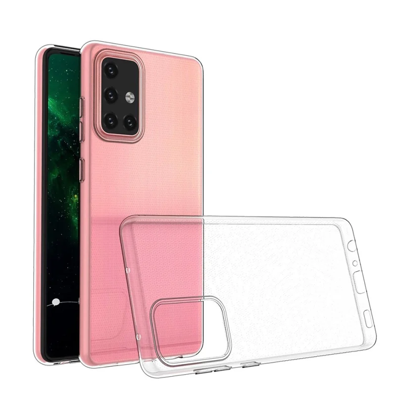 Żelowy pokrowiec etui Ultra Clear 0.5mm Samsung Galaxy A73 przezroczysty